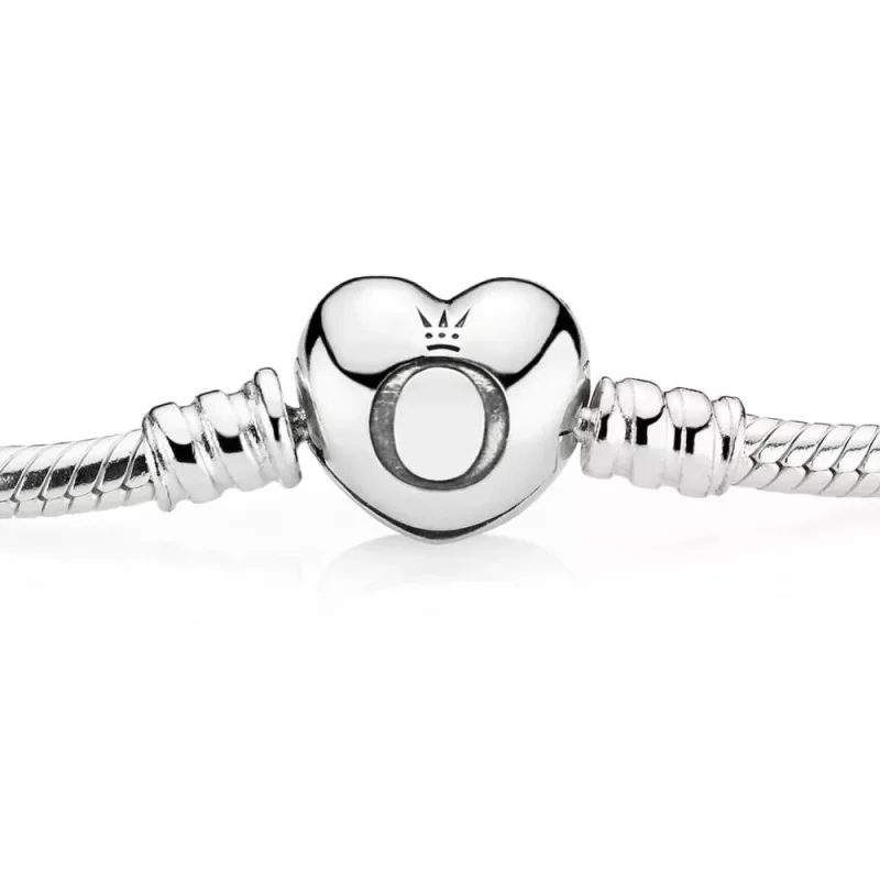 (kuva) Moments Silver Bracelet, Heart Clasp - 590719 - Rannekorut | PANDORA - Näytä 2