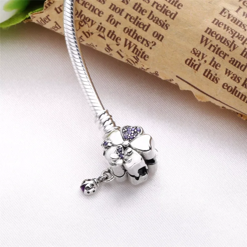 (kuva) Moments Silver Bracelet, Wildflower Meadow Clasp - 597124NLC - Rannekorut | PAND - Näytä 4
