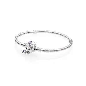 (kuva) Moments Silver Bracelet, Wildflower Meadow Clasp - 597124NLC - Rannekorut | PANDORA