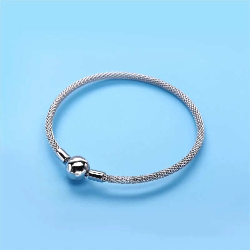 (kuva) Moments Silver Mesh Bracelet - 596543 - Rannekorut | PANDORA - Näytä 2