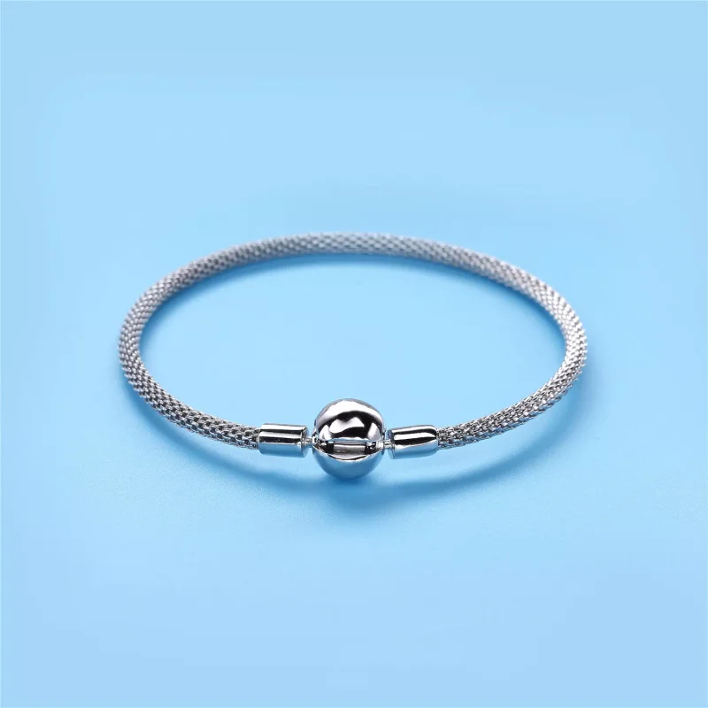 (kuva) Moments Silver Mesh Bracelet - 596543 - Rannekorut | PANDORA - Näytä 3