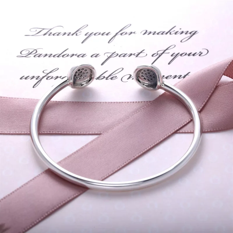 (kuva) PANDORA Signature Open Bangle - 590528CZ - Rannekorut | PANDORA - Näytä 3