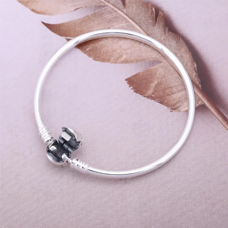 (kuva) PANDORA Sterling W / herkkä keula-lukko Rannerengas - Näytä 2