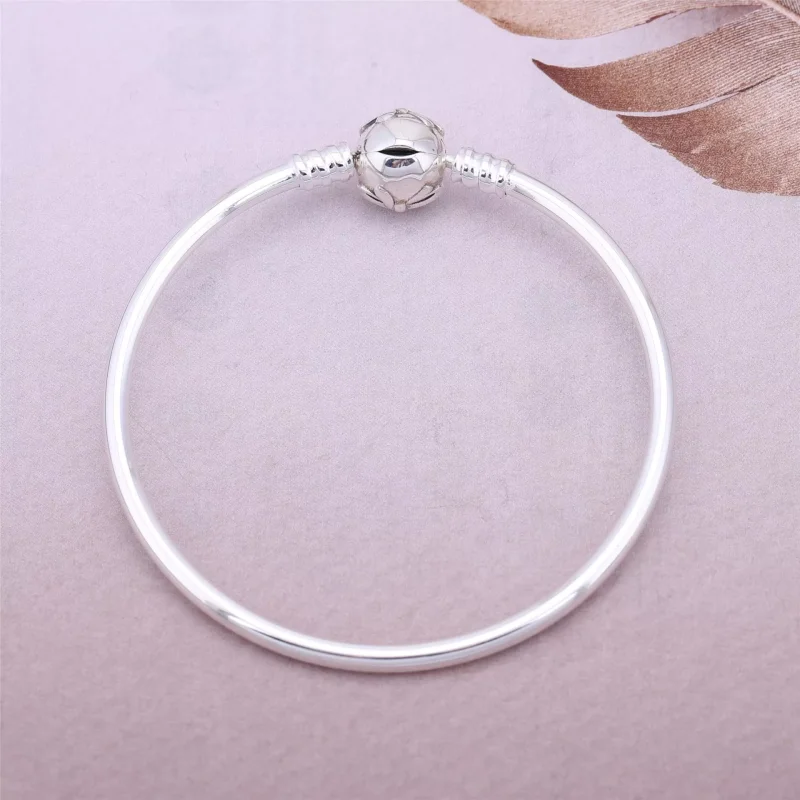 (kuva) PANDORA Sterling W / herkkä keula-lukko Rannerengas - Näytä 4