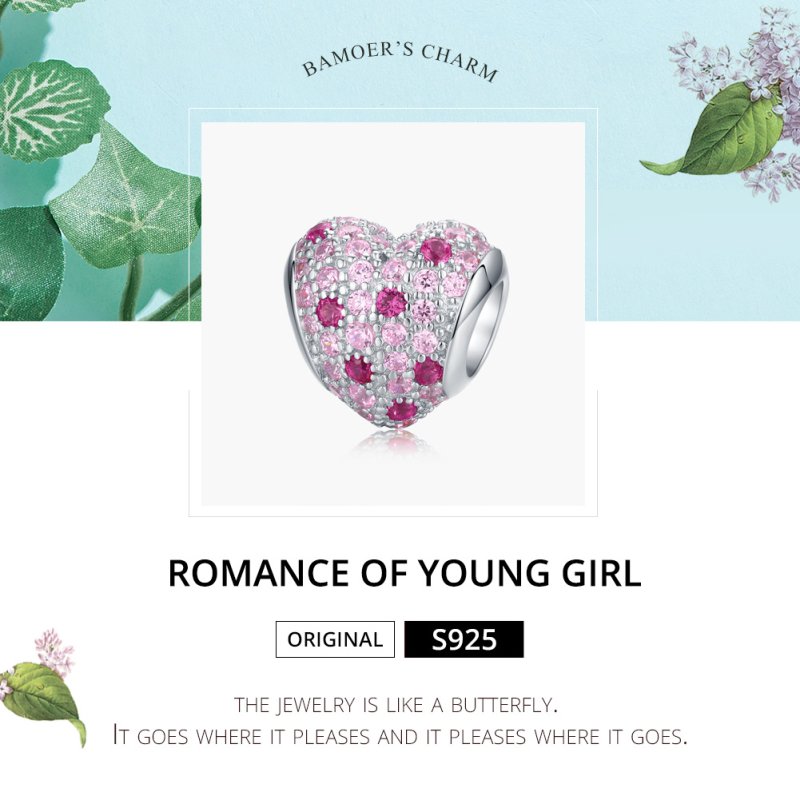 (kuva) Pandora Tyyli Hopea Romantiikka Nuoren Tytön Charm - BSC118 - Näytä 6