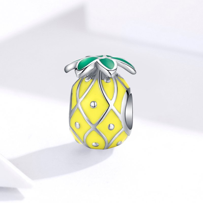 (kuva) Pandora-tyylinen hopeinen ananas-riipus - BSC128 - Näytä 2
