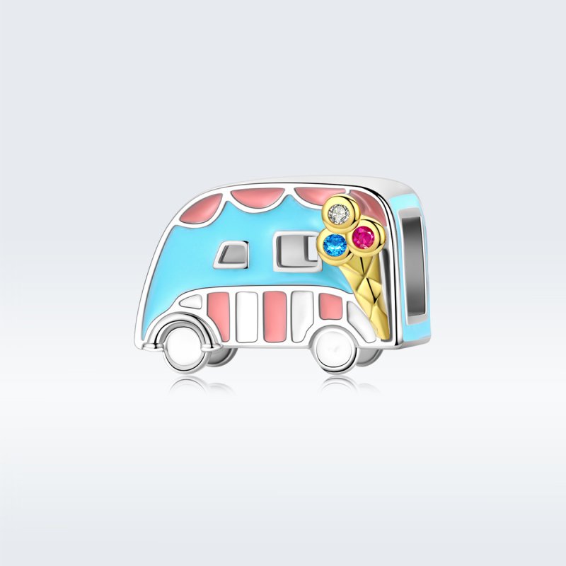 (kuva) Pandora Style Two Tone Ice-Cream Van Charm - BSC163 - Näytä 5