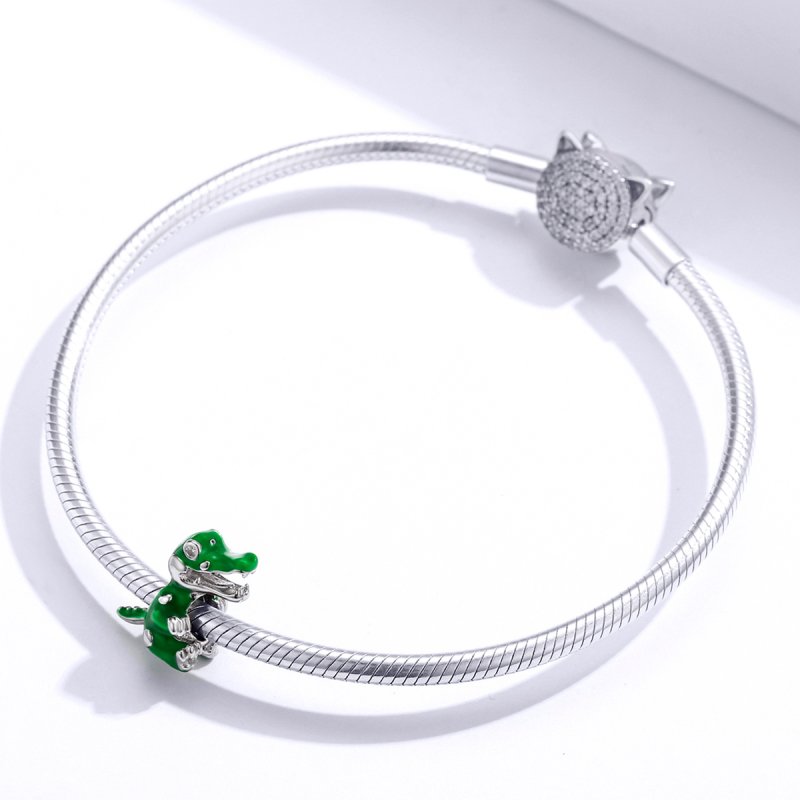 (kuva) Pandora-tyylinen Pienet Krokotiili - Charm - BSC190 - Näytä 3