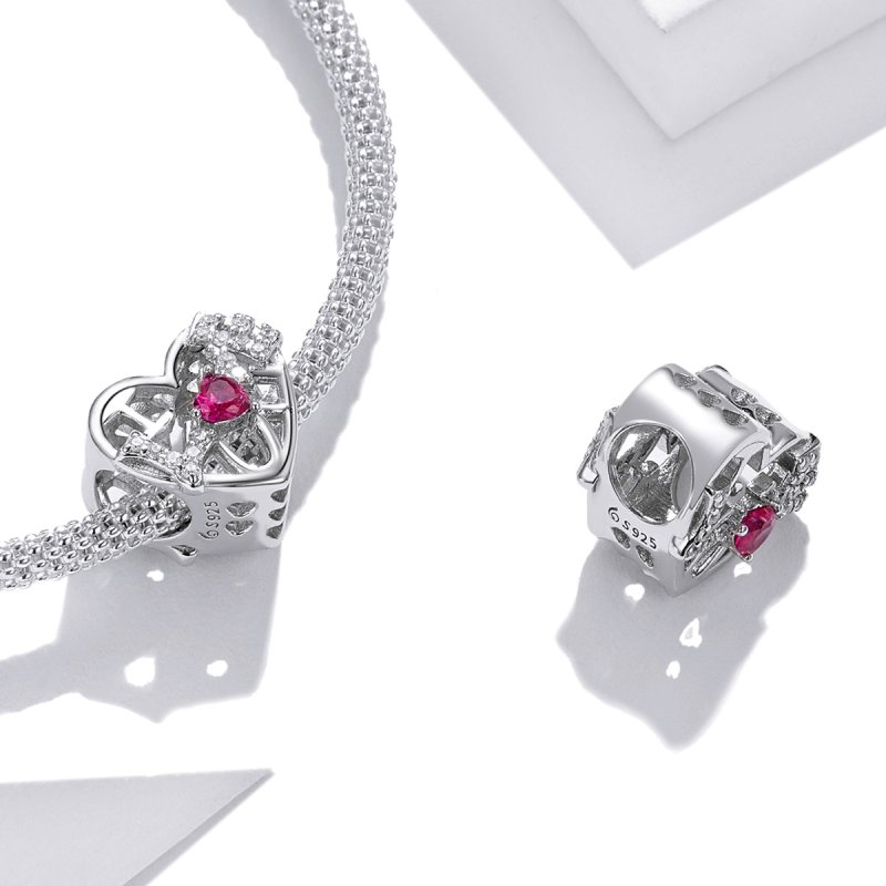 (kuva) Pandora-tyylinen Shine Love -koruhihna - BSC479 - Näytä 4