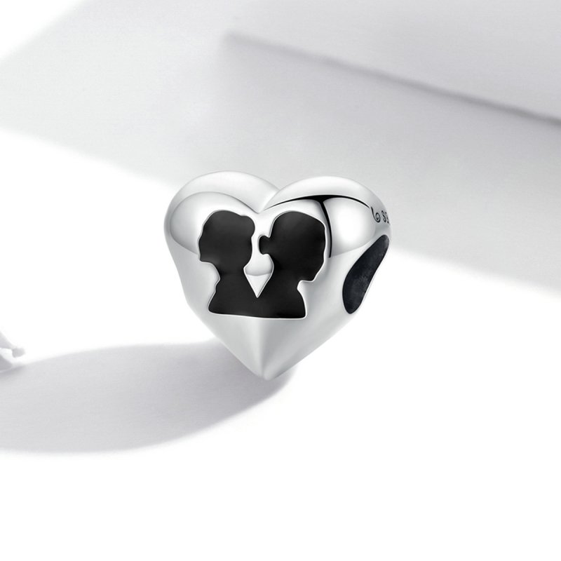 (kuva) Pandora-tyylinen Love Silhouette -riipus - BSC549 - Näytä 2