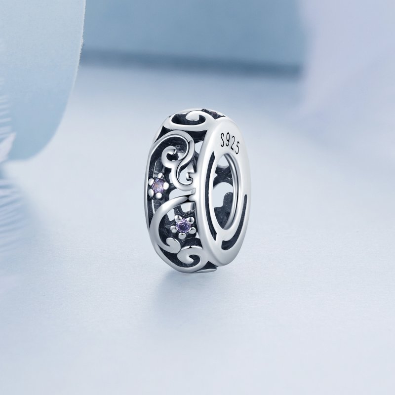 (kuva) Pandora Style Streamer Spacer Charm - BSC639 - Näytä 2