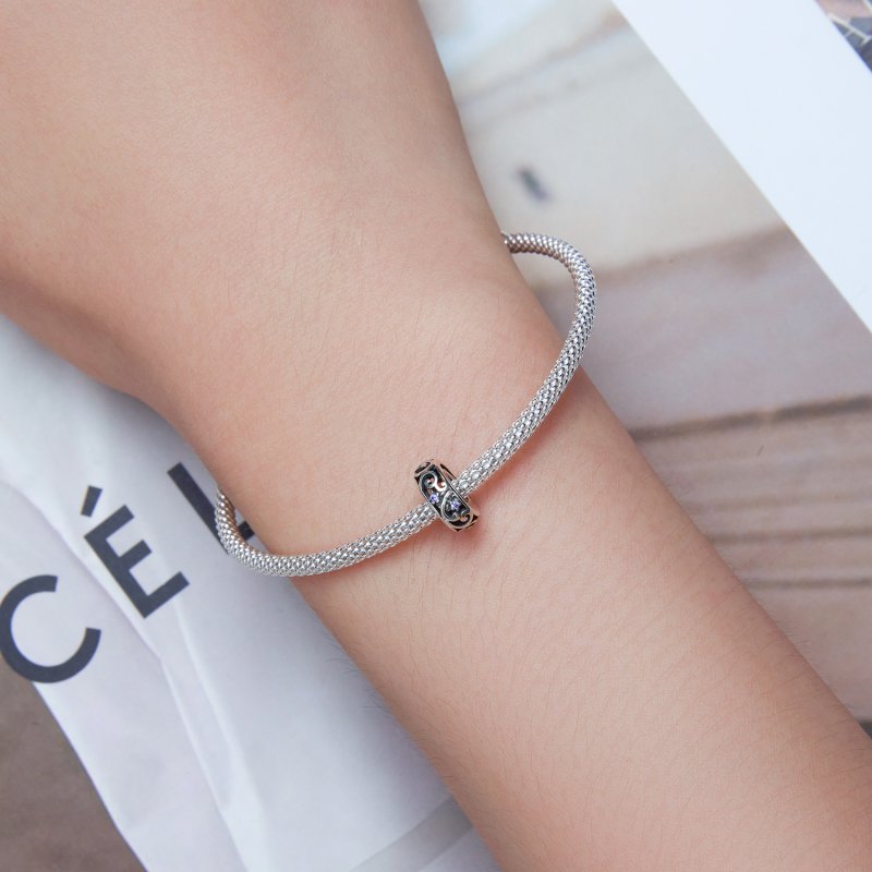 (kuva) Pandora Style Streamer Spacer Charm - BSC639 - Näytä 5