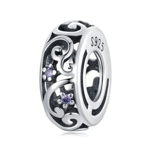 (kuva) Pandora Style Streamer Spacer Charm - BSC639