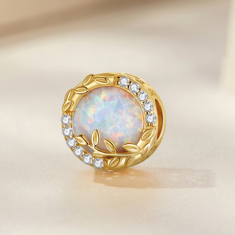 (kuva) Pandora-tyylinen Opal Lehvä Charm - BSC671 - Näytä 2