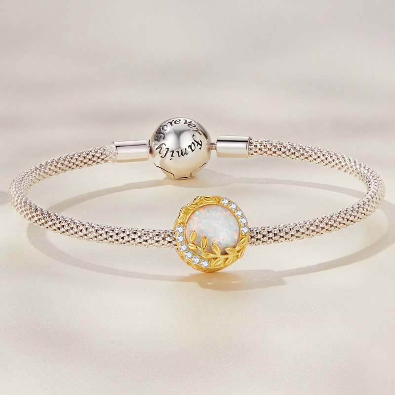 (kuva) Pandora-tyylinen Opal Lehvä Charm - BSC671 - Näytä 5