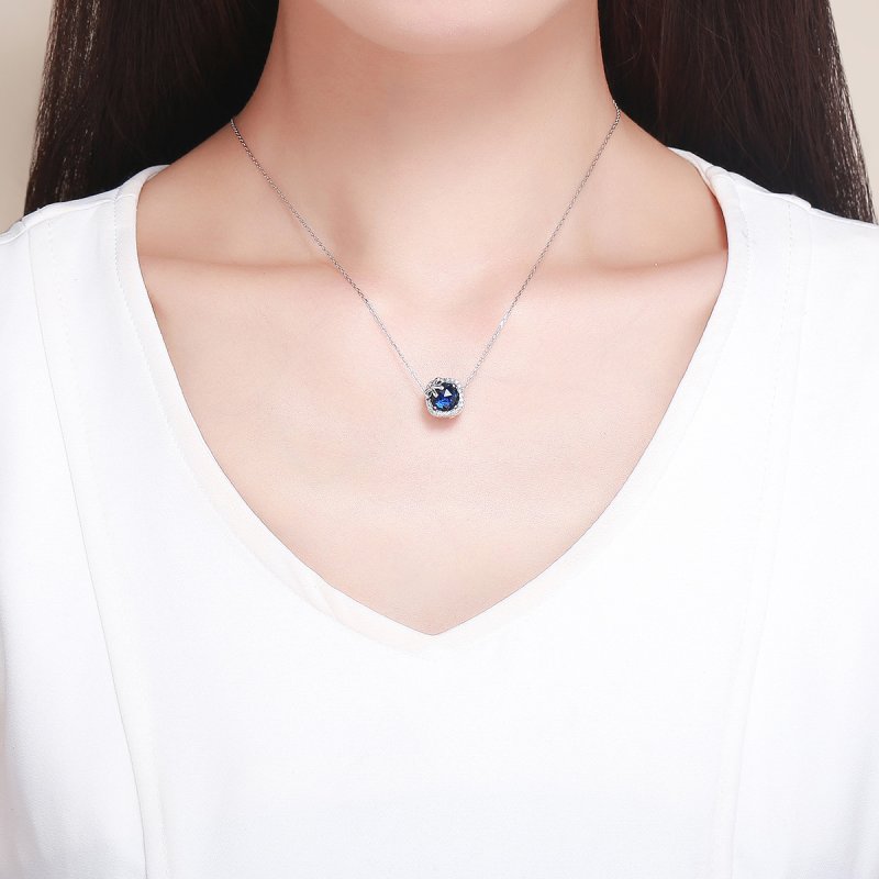 (kuva) Pandora-tyylinen Hopea Safiiri Charm - SCC1058 - Näytä 5