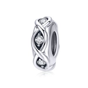 (kuva) Pandora-tyylinen Hopea Sparkle Välikappale - SCC1153