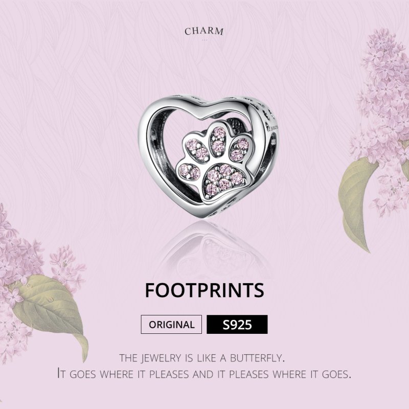 (kuva) Pandora Style Silver Mark of Pets Charm - SCC1191 - Näytä 2