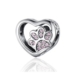 (kuva) Pandora Style Silver Mark of Pets Charm - SCC1191