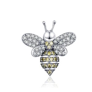(kuva) Pandora-tyylinen hopea pavé-kimaluskoru - SCC1194