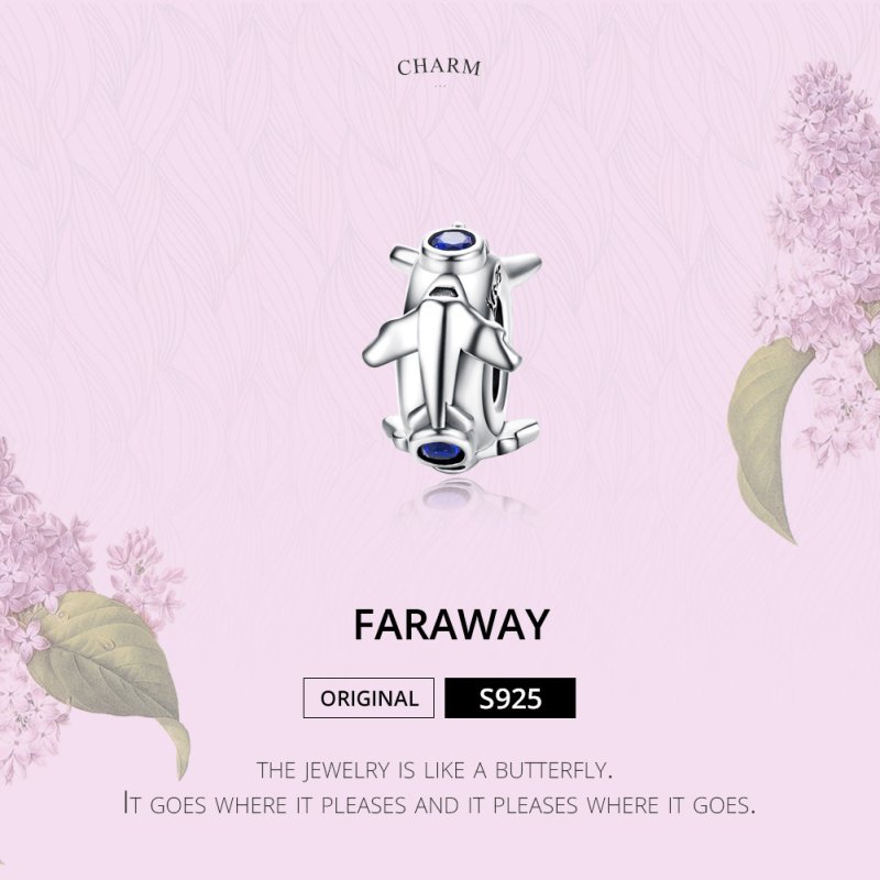 (kuva) Pandora-tyylinen hopeinen Faraway-välikappale - SCC1235 - Näytä 4