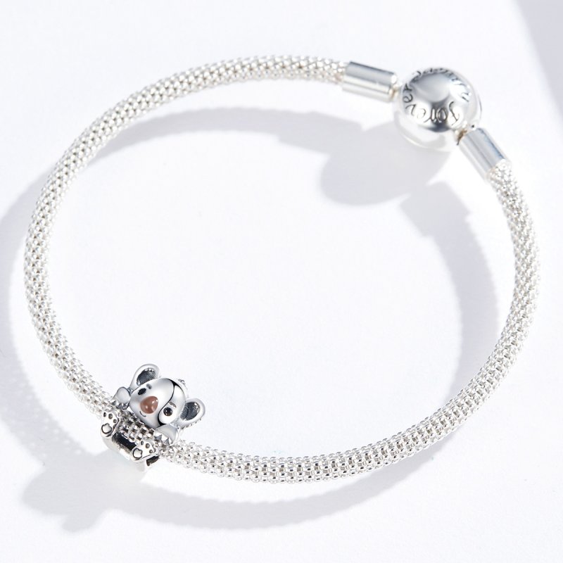 (kuva) Pandora-tyylinen Hopeinen Vauva-koala - Charm - SCC1304 - Näytä 5
