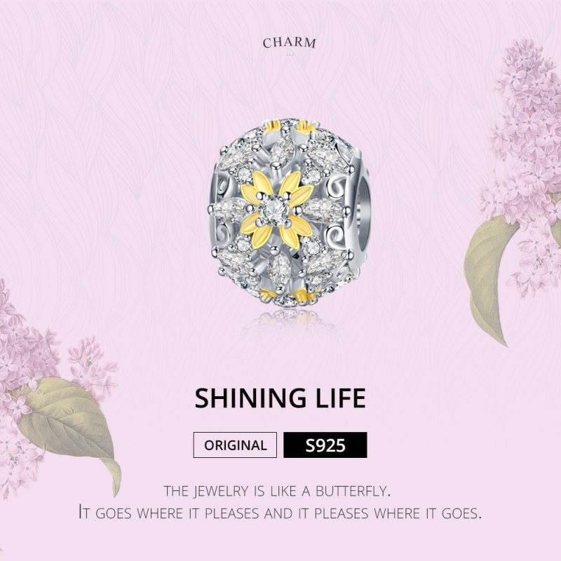 (kuva) Pandora-tyylinen kaksivärinen Life Charm - SCC1333 - Näytä 6