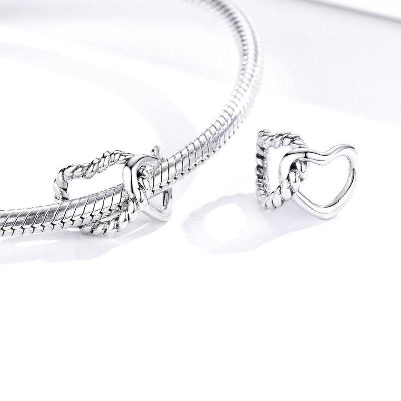 (kuva) Pandora Style Silver Entwined Hearts Charm - SCC1563 - Näytä 4