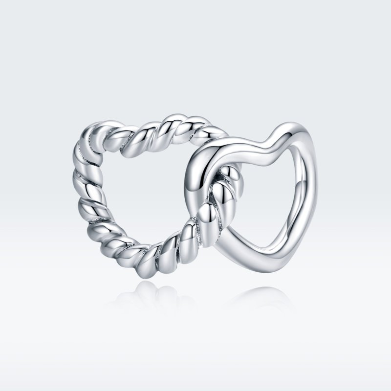 (kuva) Pandora Style Silver Entwined Hearts Charm - SCC1563 - Näytä 5