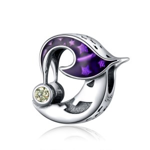 (kuva) Pandora-tyylinen Hopea Tähtitaivaan Amuletti - SCC1618