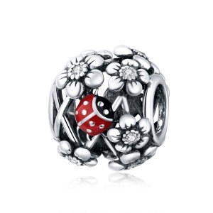 (kuva) Pandora-tyylinen Hopeinen Puutarhatonttujen Amuletti - SCC1641