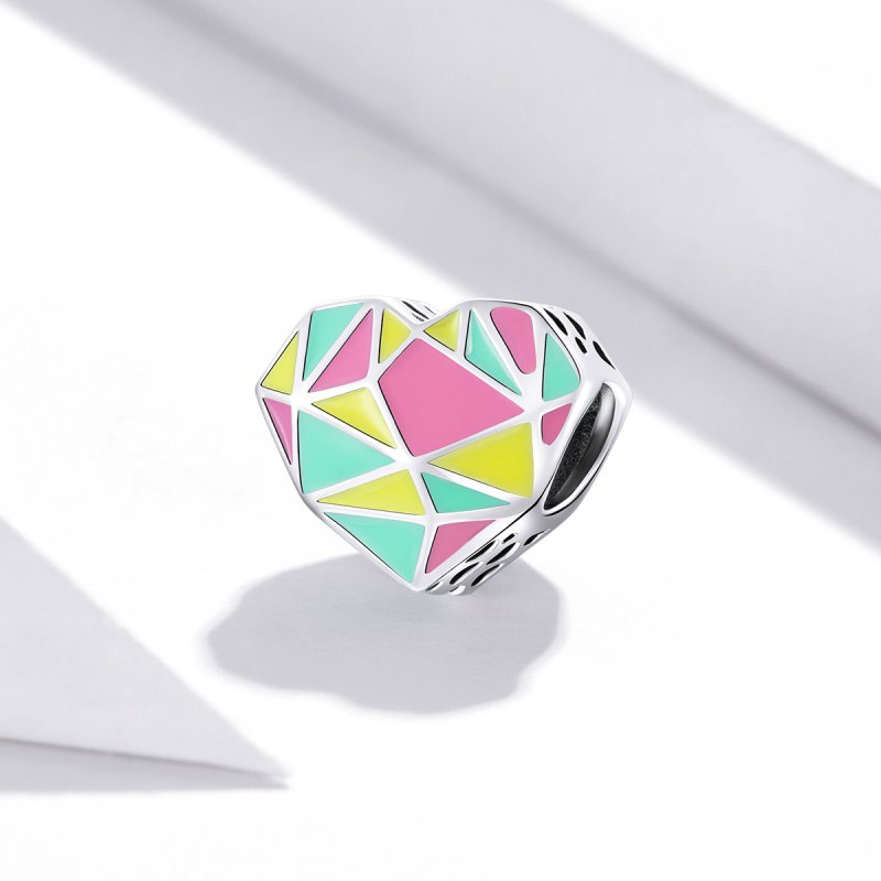 (kuva) Pandora-tyylinen hopea geometrinen korukuori - SCC1761 - Näytä 2