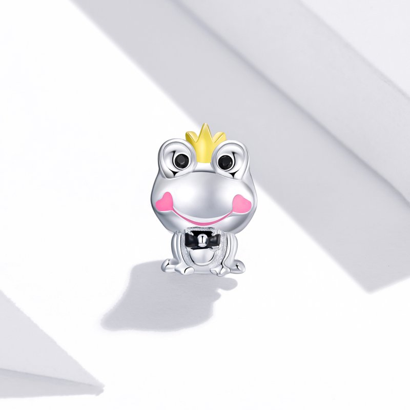 (kuva) Pandora Style Two Tone Gentle Frog Charm - SCC1769 - Näytä 2