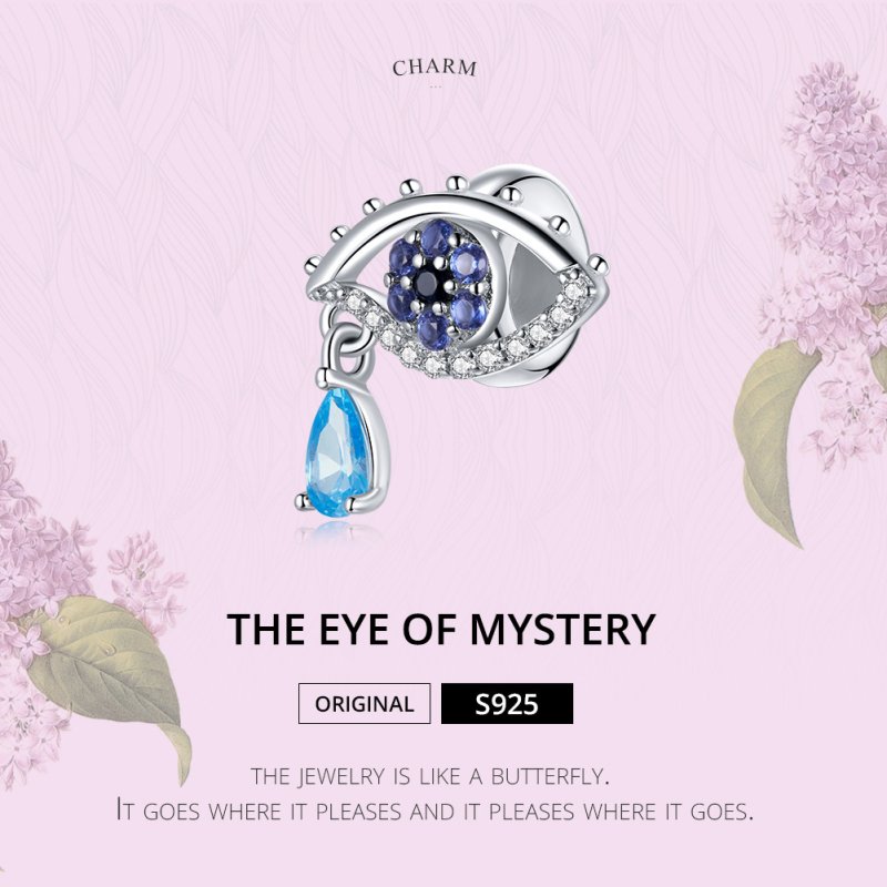 (kuva) Pandora-tyylinen hopea The Eye of Mystery -riipus - SCC1775 - Näytä 6