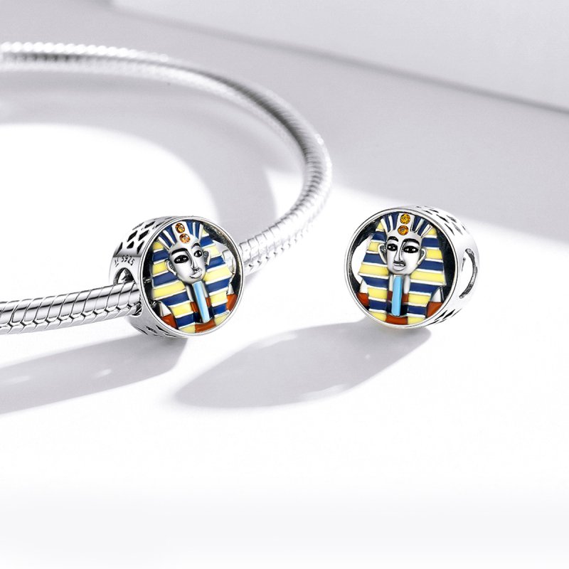 (kuva) Pandora-tyylinen hopea Egypti - Farao - Amuletti - SCC1858 - Näytä 4