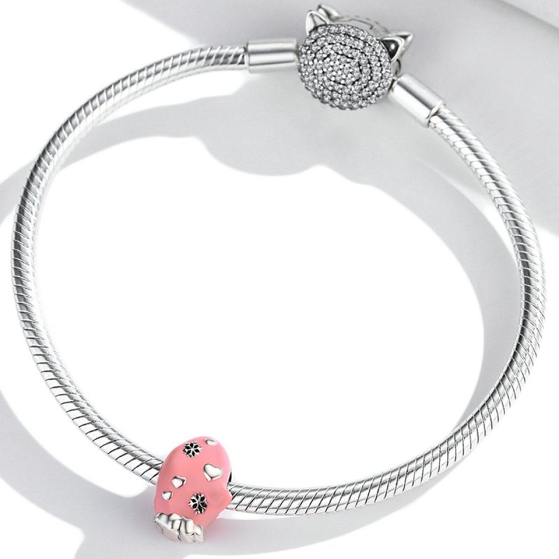 (kuva) Pandora Style Pink Gloves Charm - SCC2001 - Näytä 3