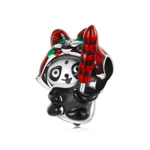 (kuva) Pandora-tyylinen Panda Tiikerihattu -riipus - SCC2105