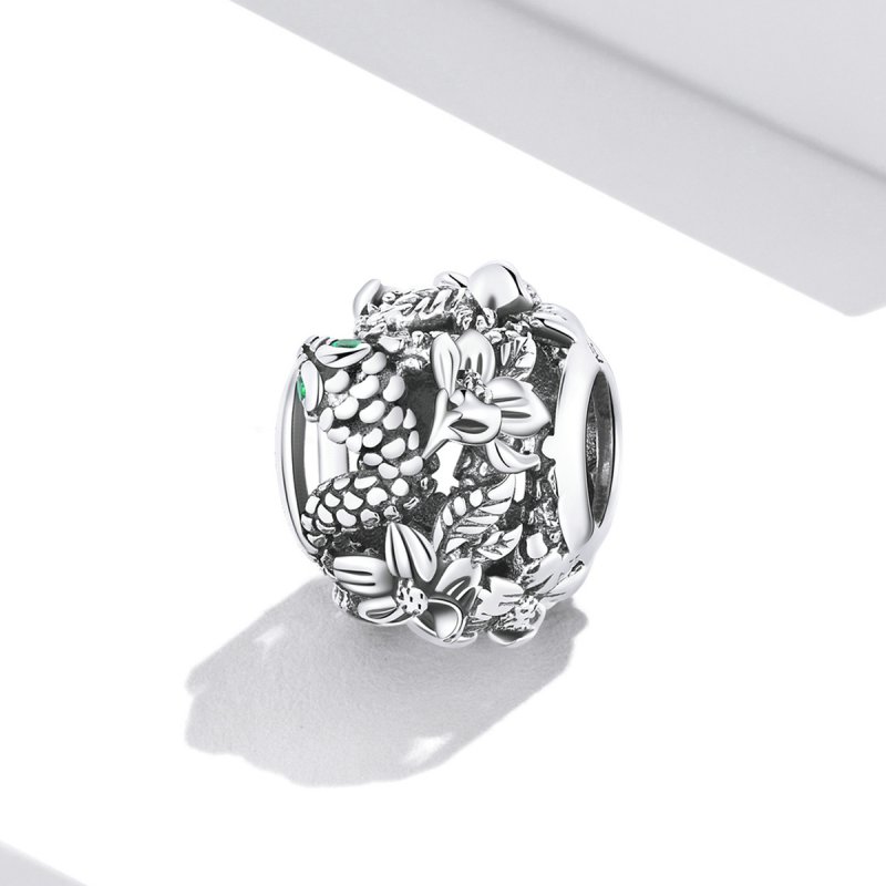 (kuva) Pandora-tyylinen retrohenkinen käärmeen amuletti - SCC2135 - Näytä 2