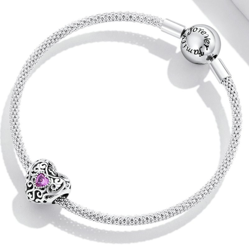 (kuva) Pandora-tyylinen retrokuvio Love-riipus - SCC2136 - Näytä 3