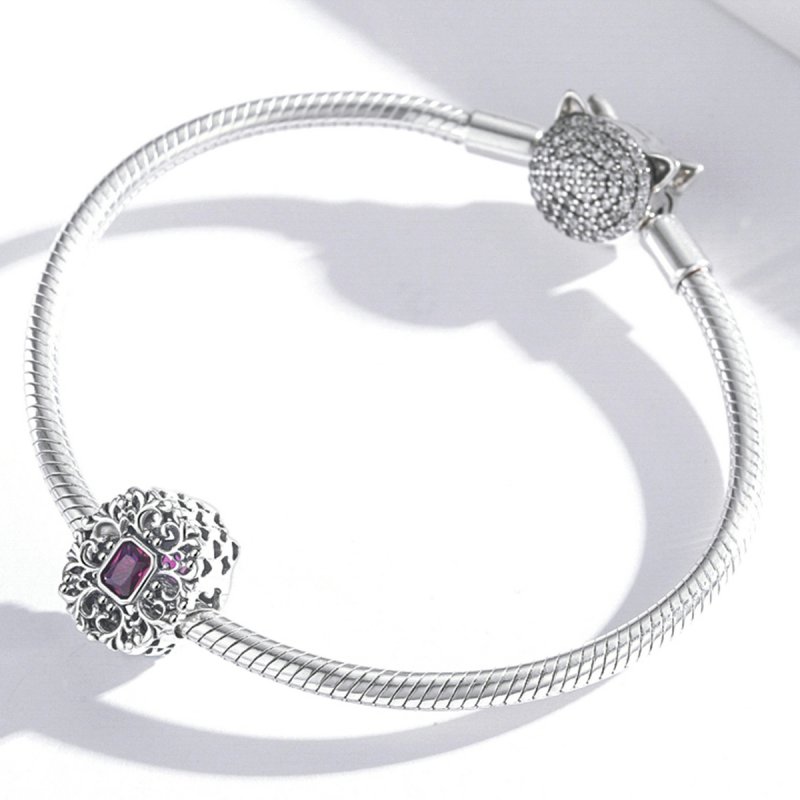 (kuva) Pandora-tyylinen retro-kuosi - Zirkonium-riipus - SCC2152 - Näytä 3