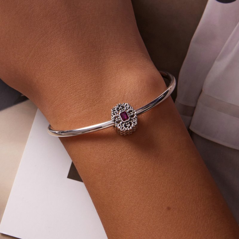 (kuva) Pandora-tyylinen retro-kuosi - Zirkonium-riipus - SCC2152 - Näytä 5