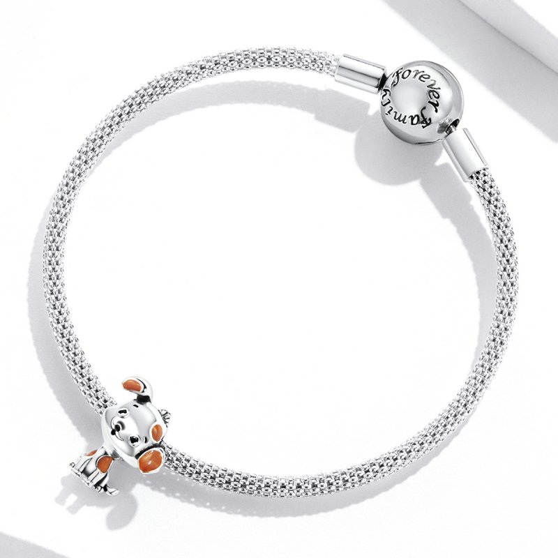 (kuva) Pandora-tyylinen Suloinen Pennun Amuletti - SCC2159 - Näytä 3