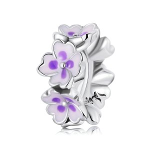 (kuva) Pandora Style Flowers Spacer Charm - SCC2212