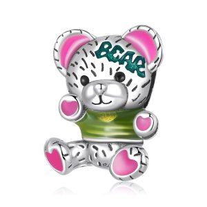 (kuva) Pandora-tyylinen Neon Bear Doll -riipus - SCC2231