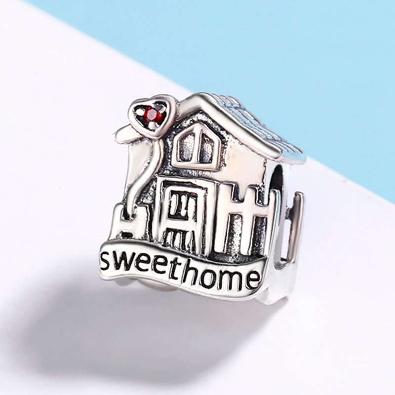 (kuva) Pandora-tyylinen Hopeinen Sweethome -koru - SCC416 - Näytä 3