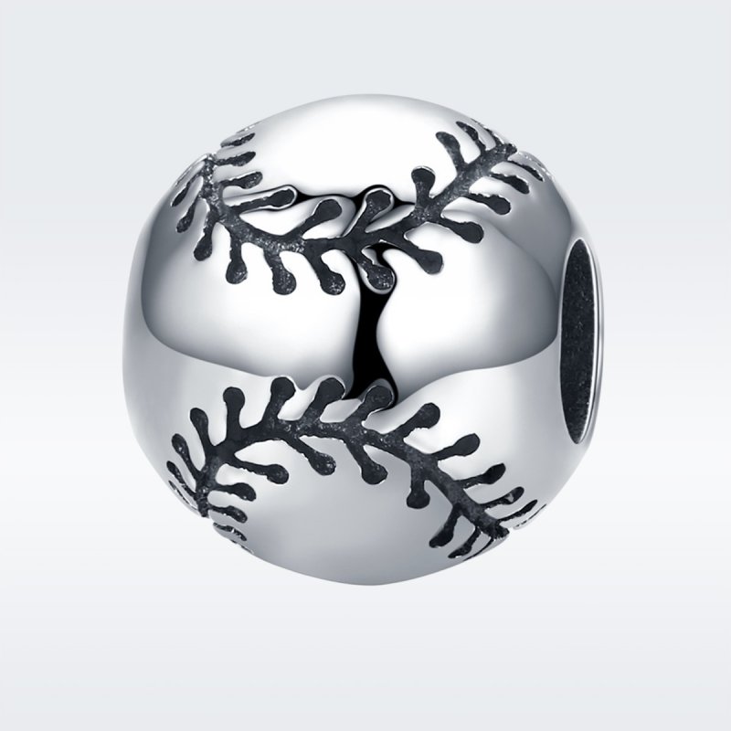 (kuva) Pandora-tyylinen hopea Baseball Passion -riipus - SCC449 - Näytä 2