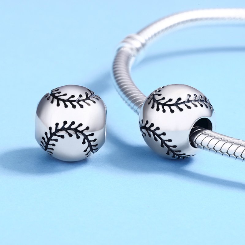 (kuva) Pandora-tyylinen hopea Baseball Passion -riipus - SCC449 - Näytä 5