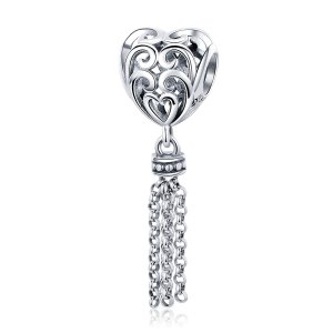 (kuva) Pandora-tyylinen hopeinen openwork -unensieppari -riipus - SCC722