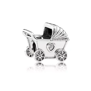(kuva) Baby Pram Charm - 792102CZ - Helat | PANDORA