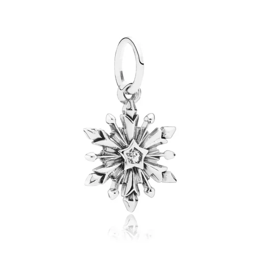 (kuva) Disney Frozen snowflake silver dangle - 791564CZ - Helat | PANDORA